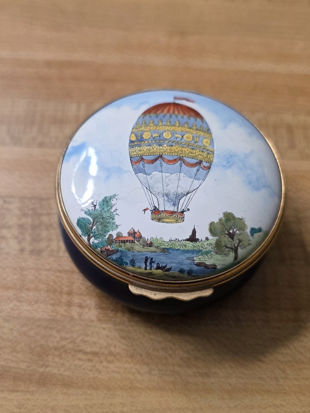 Halcyon Days Hot Air Balloon Trinket Box – Strasbourg 1784